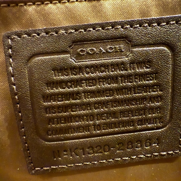 Coach light chestnut jaguar print canvas tote. NWT. - Picture 7 of 7